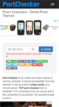 Mobile Screenshot of portcheckers.com